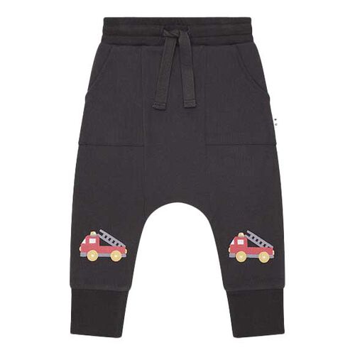 Huxbaby Fire Truck Drop Crotch Pant 3-5Y
